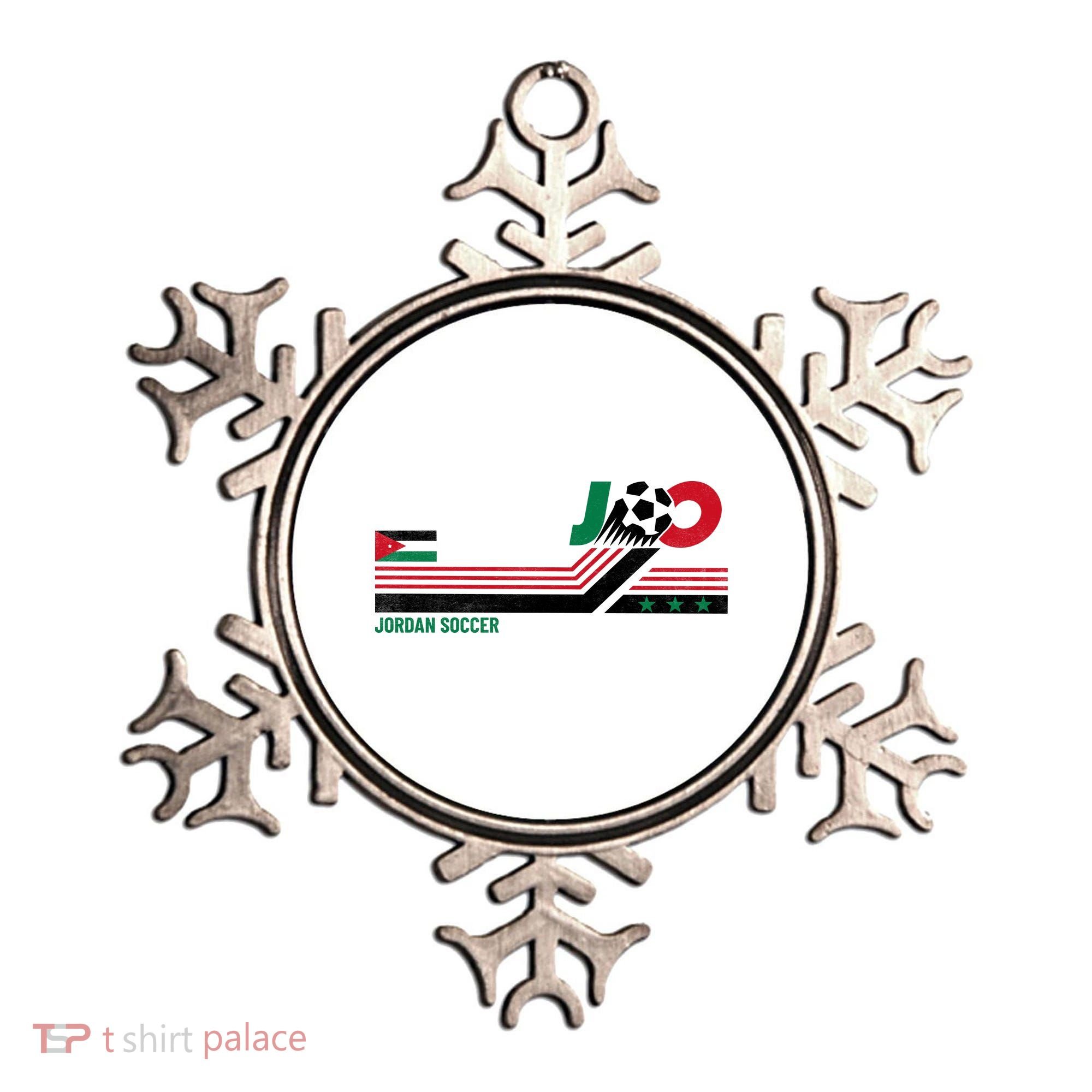 Jordan Soccer Flag And Stripes Ornament