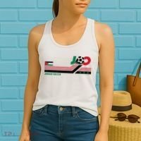 Jordan Soccer Flag And Stripes Women's Tank Top thumb 2