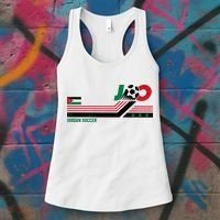 Jordan Soccer Flag And Stripes Women's Tank Top thumb 3