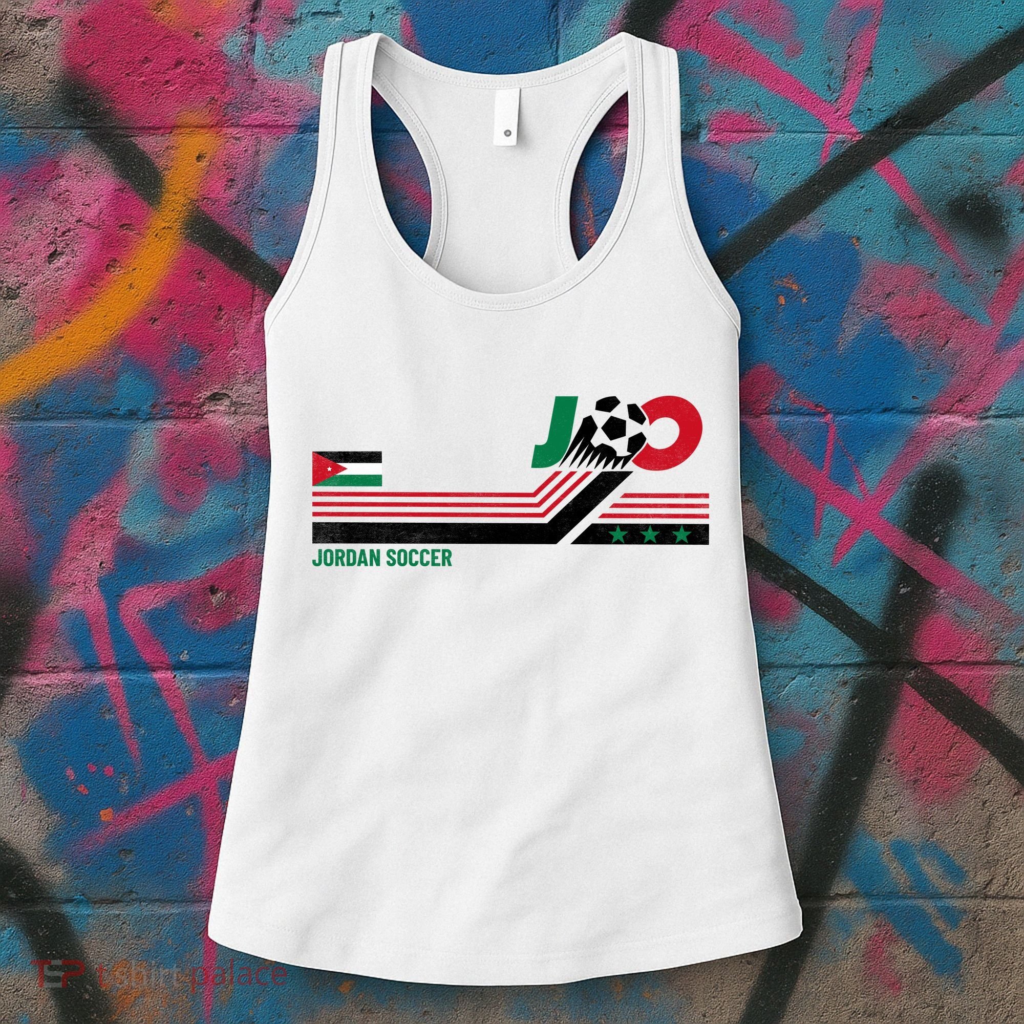 Jordan Soccer Flag And Stripes Women's Tank Top