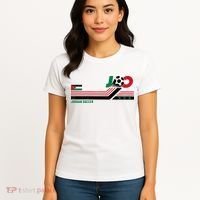 Jordan Soccer Flag And Stripes Women's T-Shirt thumb 4