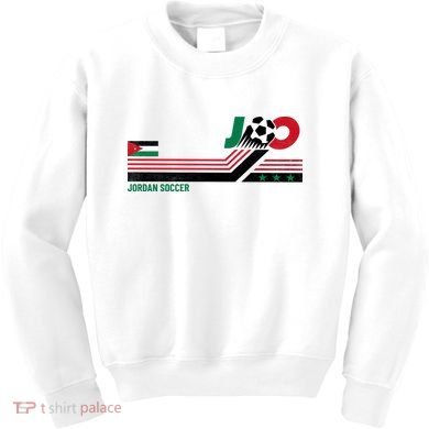 Jordan Soccer Flag And Stripes Kids Sweatshirt