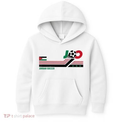 Jordan Soccer Flag And Stripes Kids Hoodie
