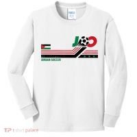 Jordan Soccer Flag And Stripes Kids Long Sleeve Shirt thumb 0