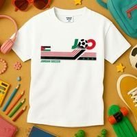 Jordan Soccer Flag And Stripes Kids T-Shirt thumb 3