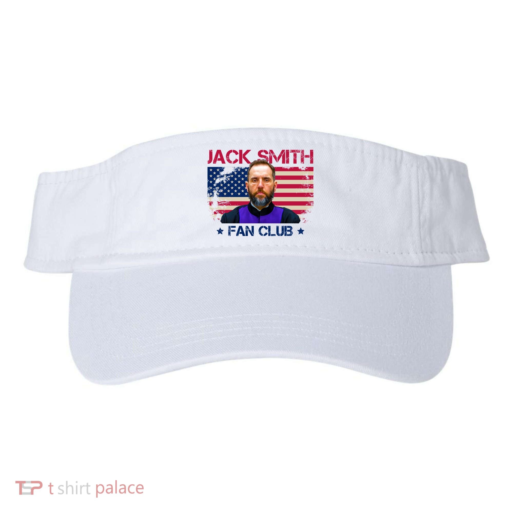 Jack Smith Fan Club Funny Political Humor Visor