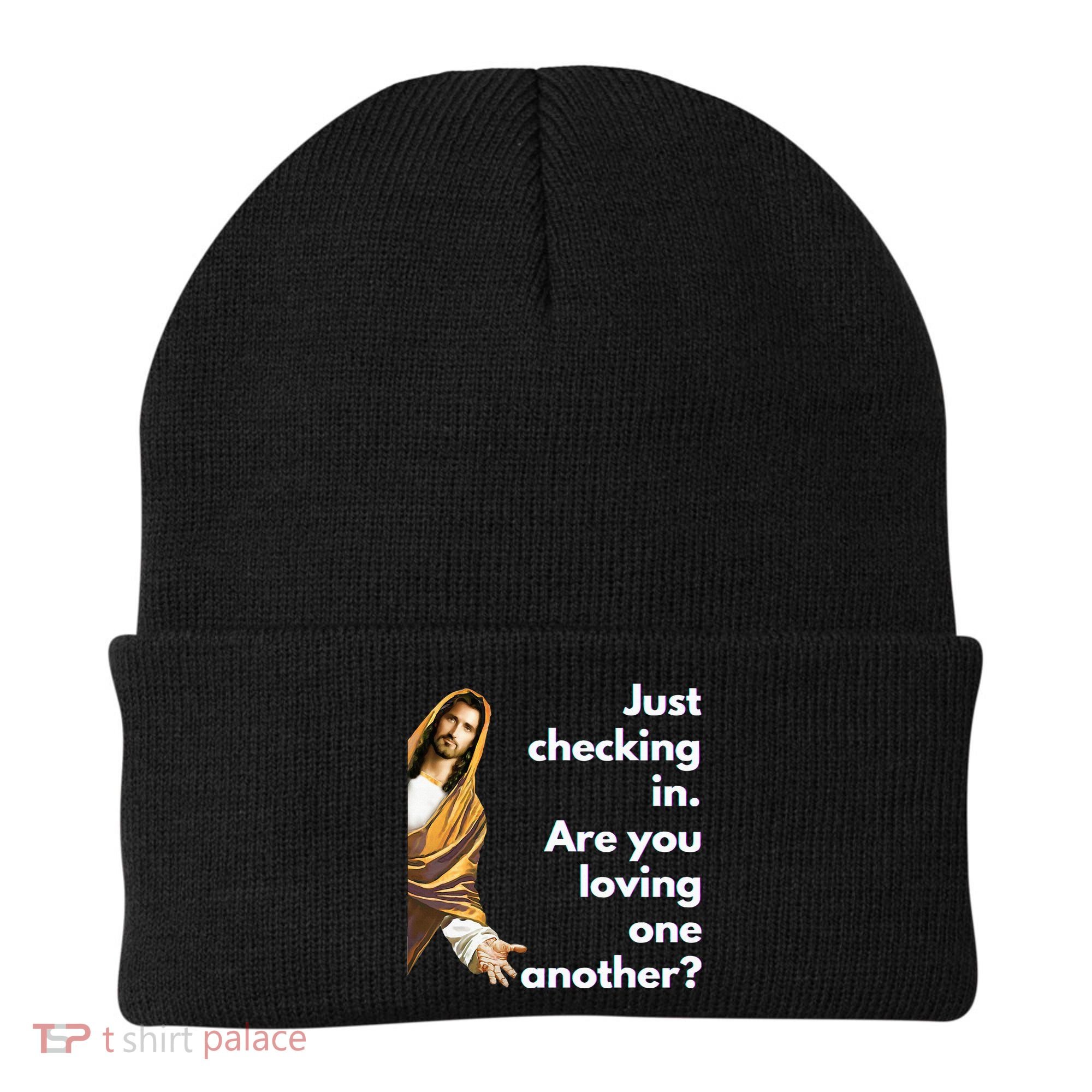 Jesus Saying Funny Christian Meme Joke Beanie