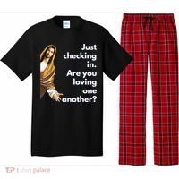 Jesus Saying Funny Christian Meme Joke Pajama Set thumb 0