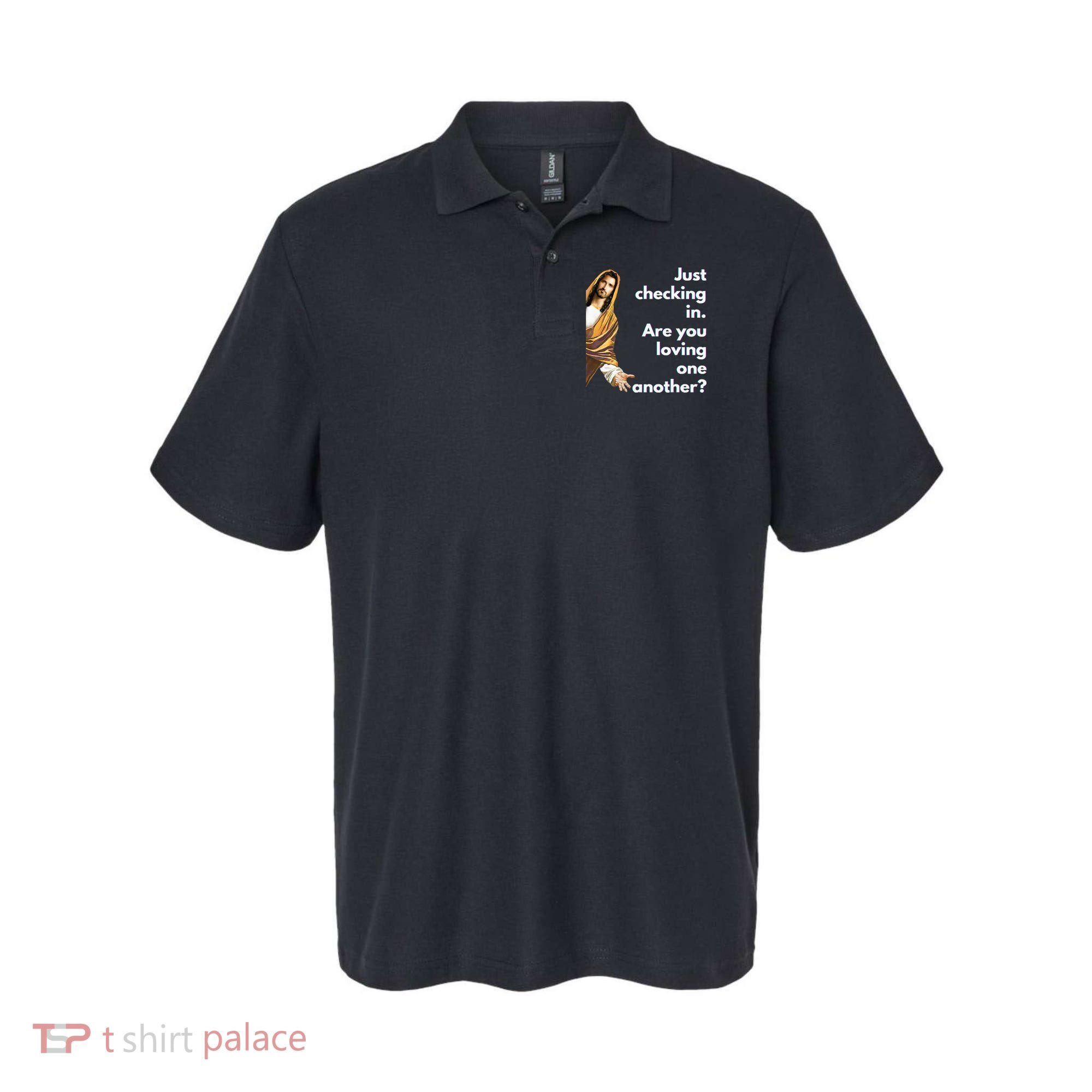 Jesus Saying Funny Christian Meme Joke Polo