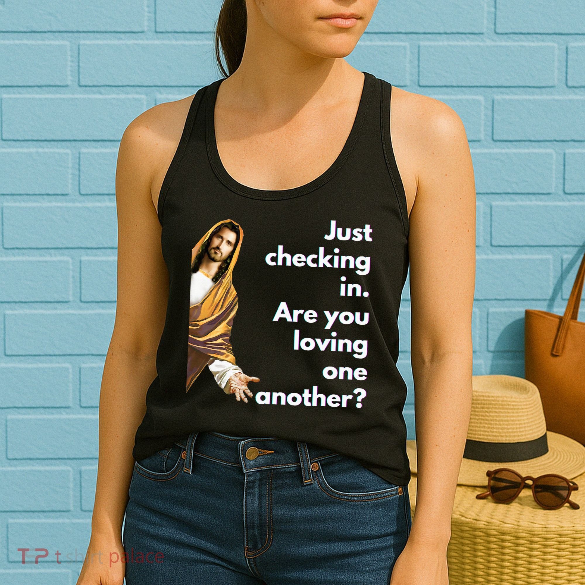 Jesus Saying Funny Christian Meme Joke Women's Tank Top