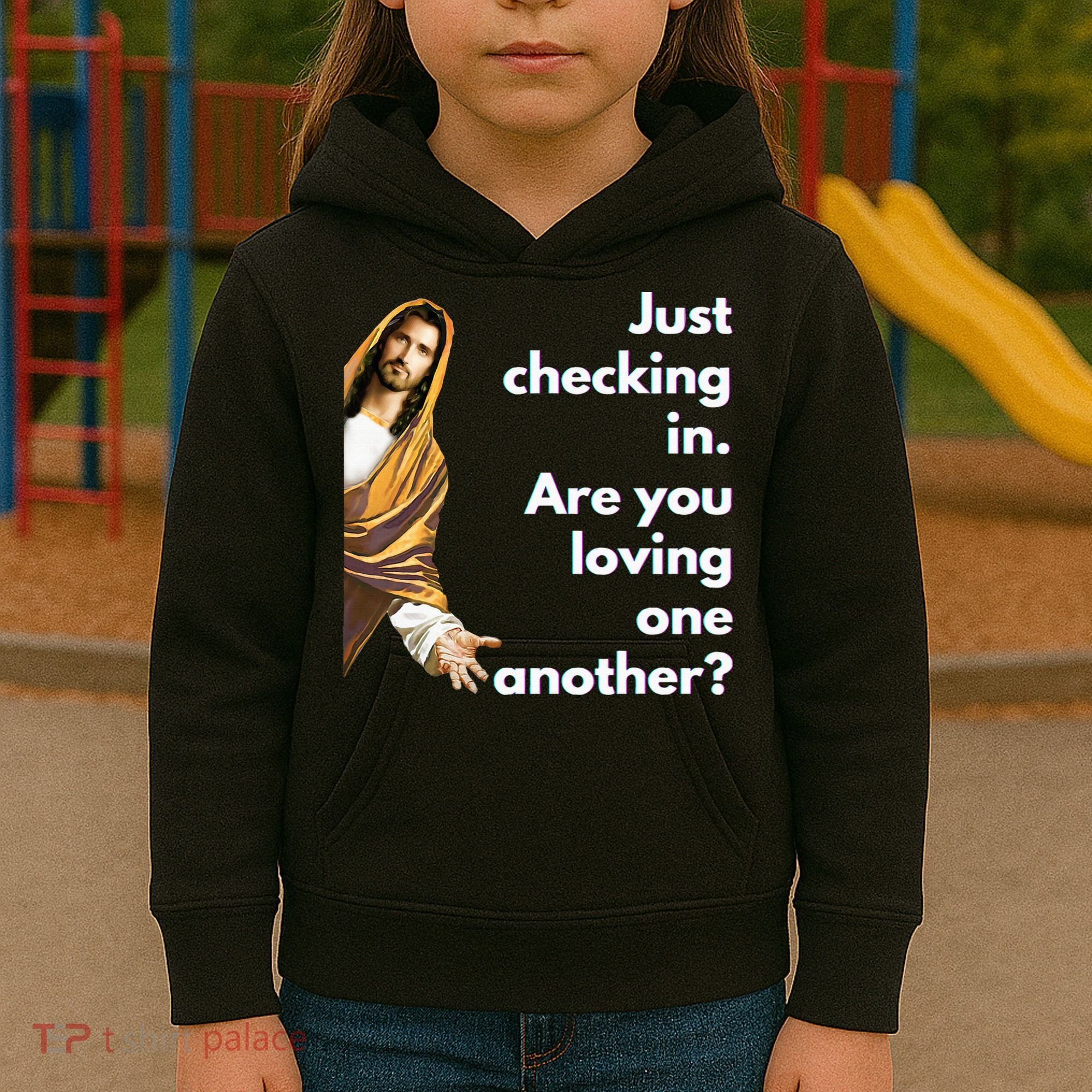 Jesus Saying Funny Christian Meme Joke Kids Hoodie