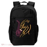 Jazz Saxophone For Jazz Music Lover Sax Musician Great Gift Backpack thumb 0