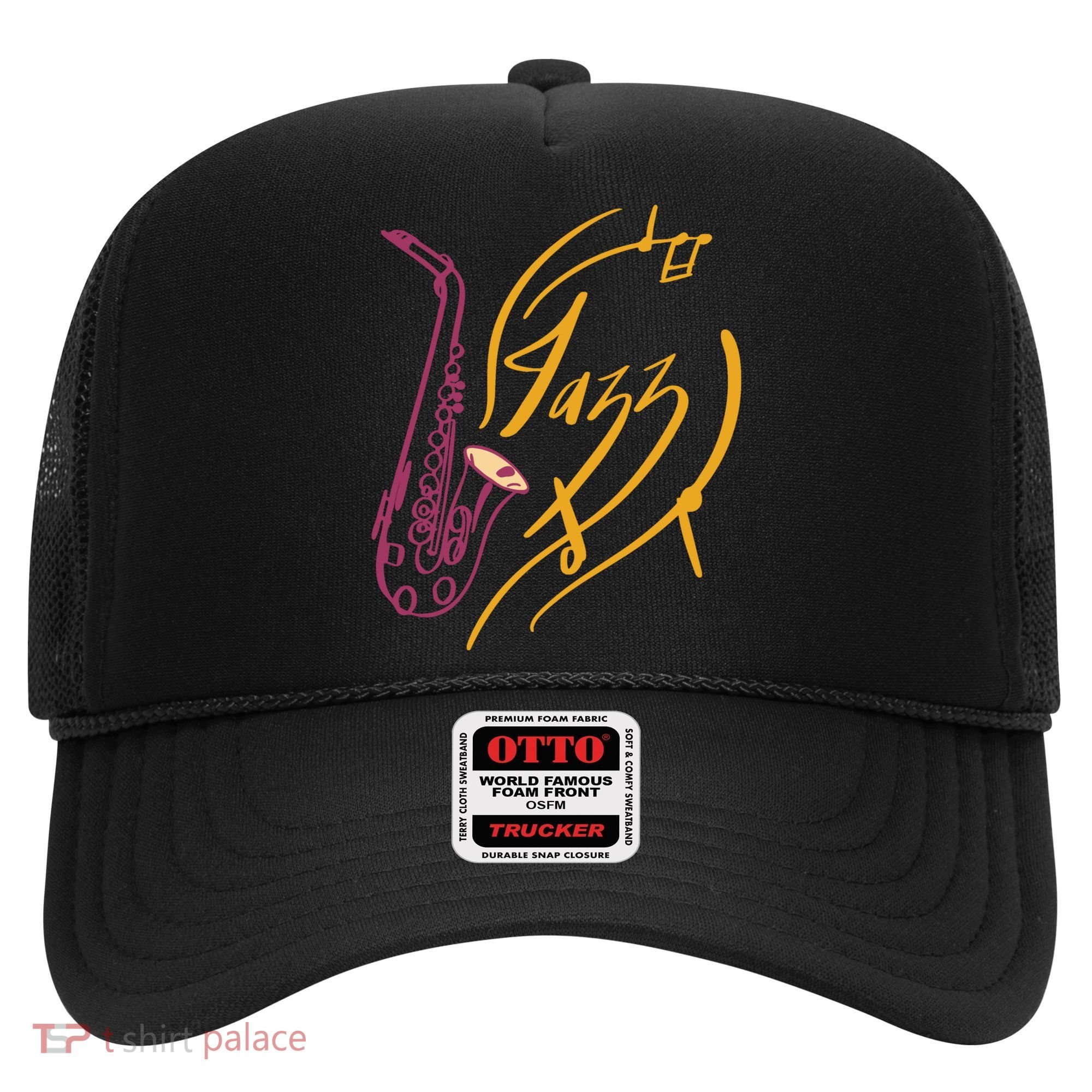 Jazz Saxophone For Jazz Music Lover Sax Musician Great Gift Hat
