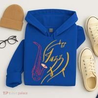 Jazz Saxophone For Jazz Music Lover Sax Musician Great Gift Hoodie thumb 4