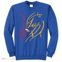 Jazz Saxophone For Jazz Music Lover Sax Musician Great Gift Sweatshirt thumb 0
