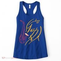 Jazz Saxophone For Jazz Music Lover Sax Musician Great Gift Women's Tank Top thumb 0