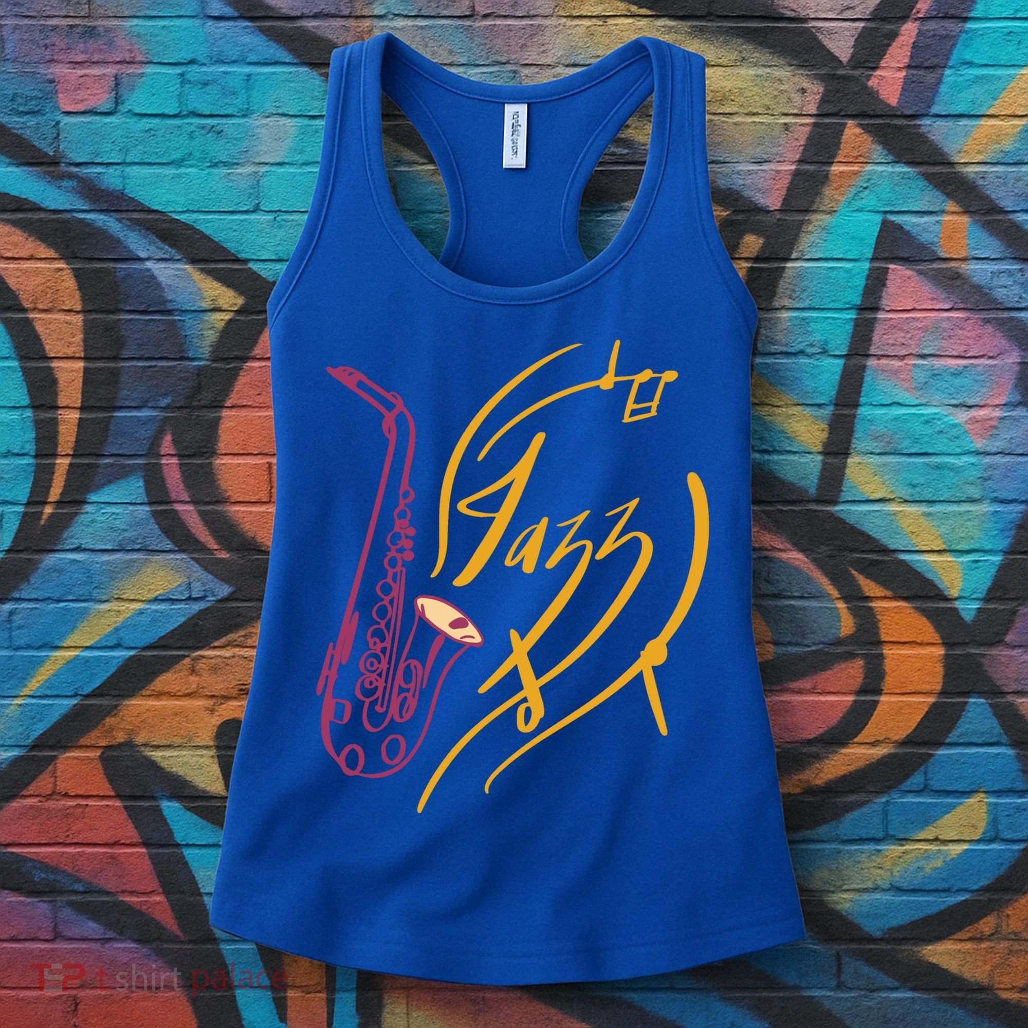 Jazz Saxophone For Jazz Music Lover Sax Musician Great Gift Women's Tank Top