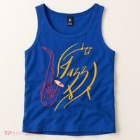 Jazz Saxophone For Jazz Music Lover Sax Musician Great Gift Tank Top thumb 2