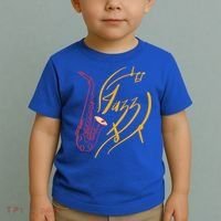 Jazz Saxophone For Jazz Music Lover Sax Musician Great Gift Toddler T-Shirt thumb 2