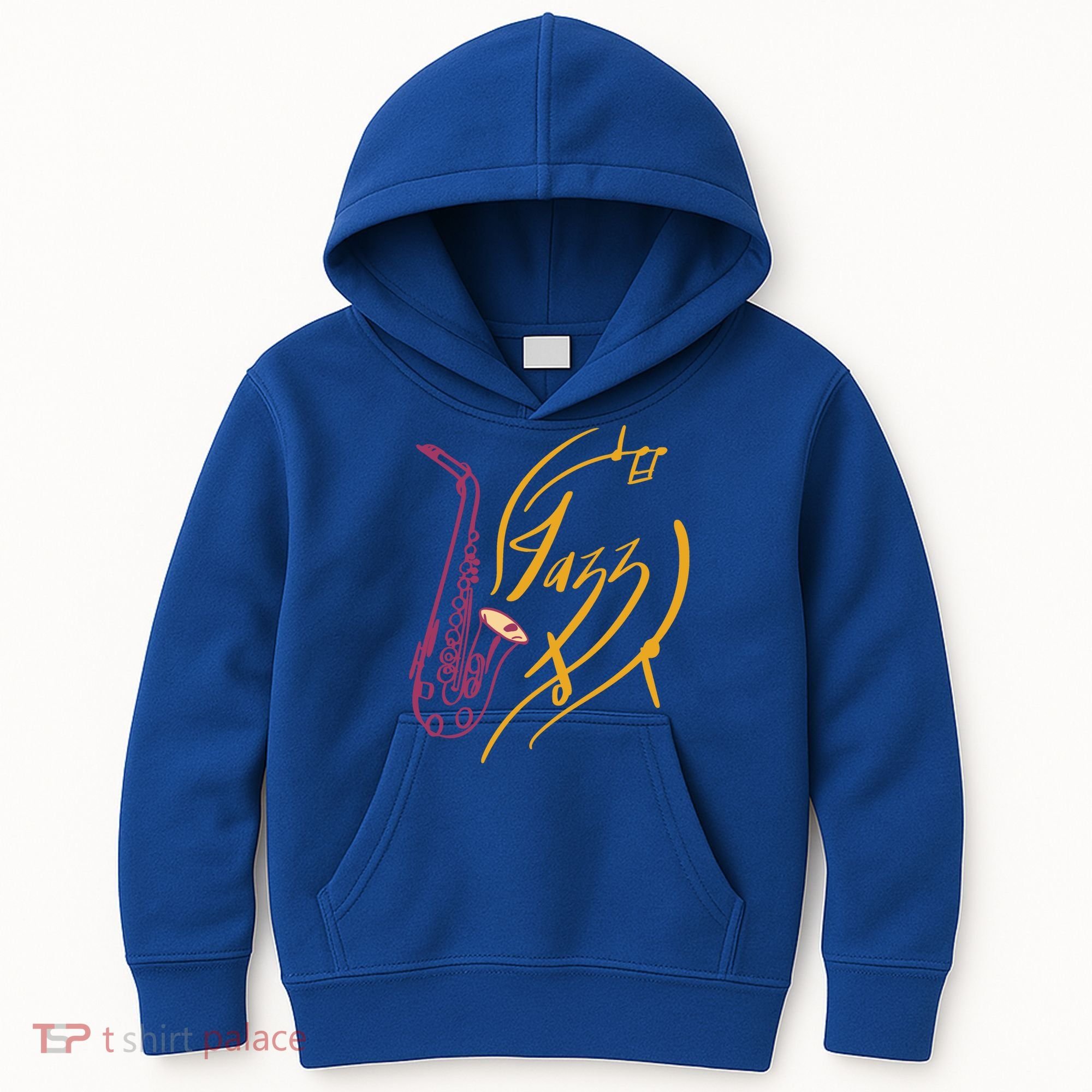 Jazz Saxophone For Jazz Music Lover Sax Musician Great Gift Kids Hoodie