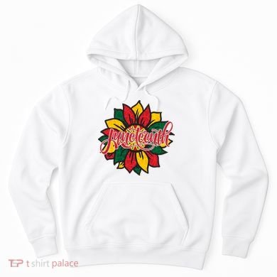 Juneteenth Sunflower Festive Hoodie