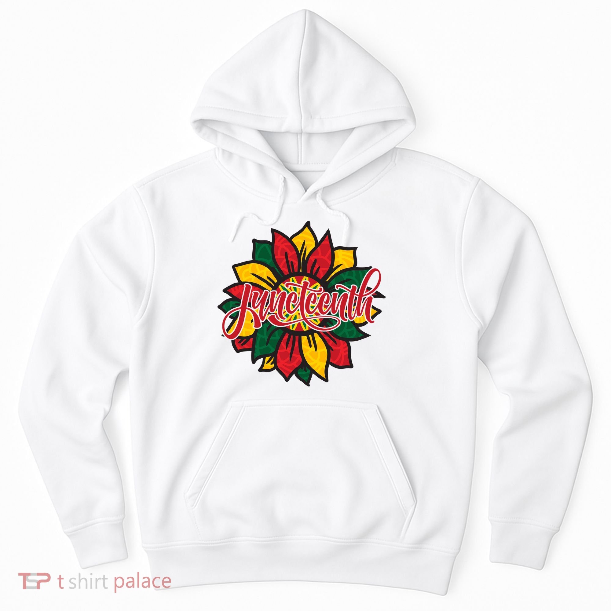 Juneteenth Sunflower Festive Hoodie