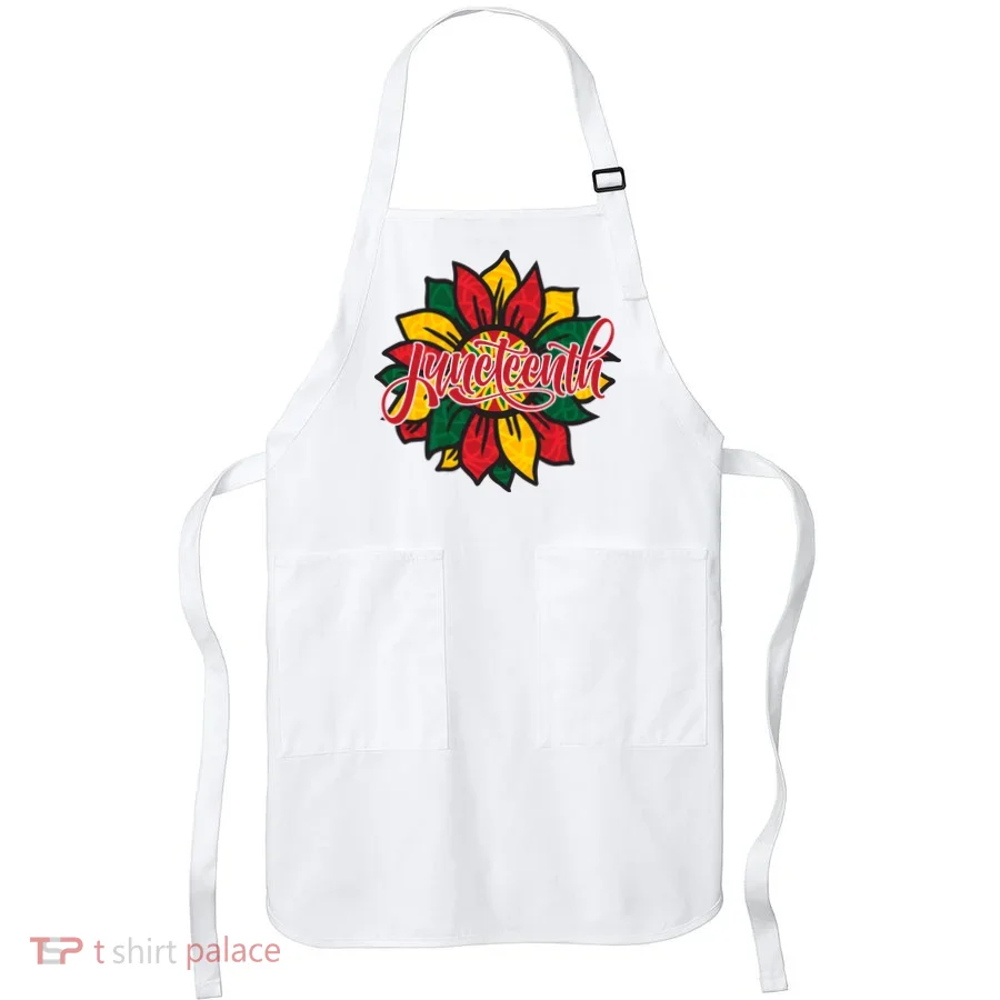Juneteenth Sunflower Festive Apron
