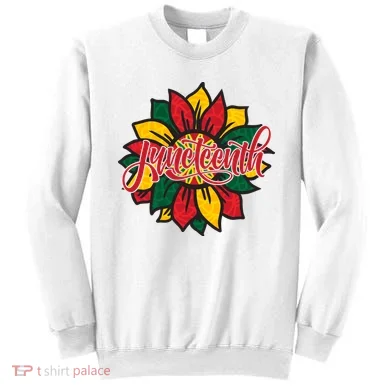 Juneteenth Sunflower Festive Sweatshirt