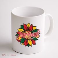 Juneteenth Sunflower Festive Coffee Mug thumb 1