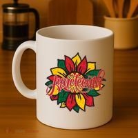 Juneteenth Sunflower Festive Coffee Mug thumb 4