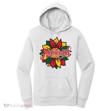 Juneteenth Sunflower Festive Women's Hoodie