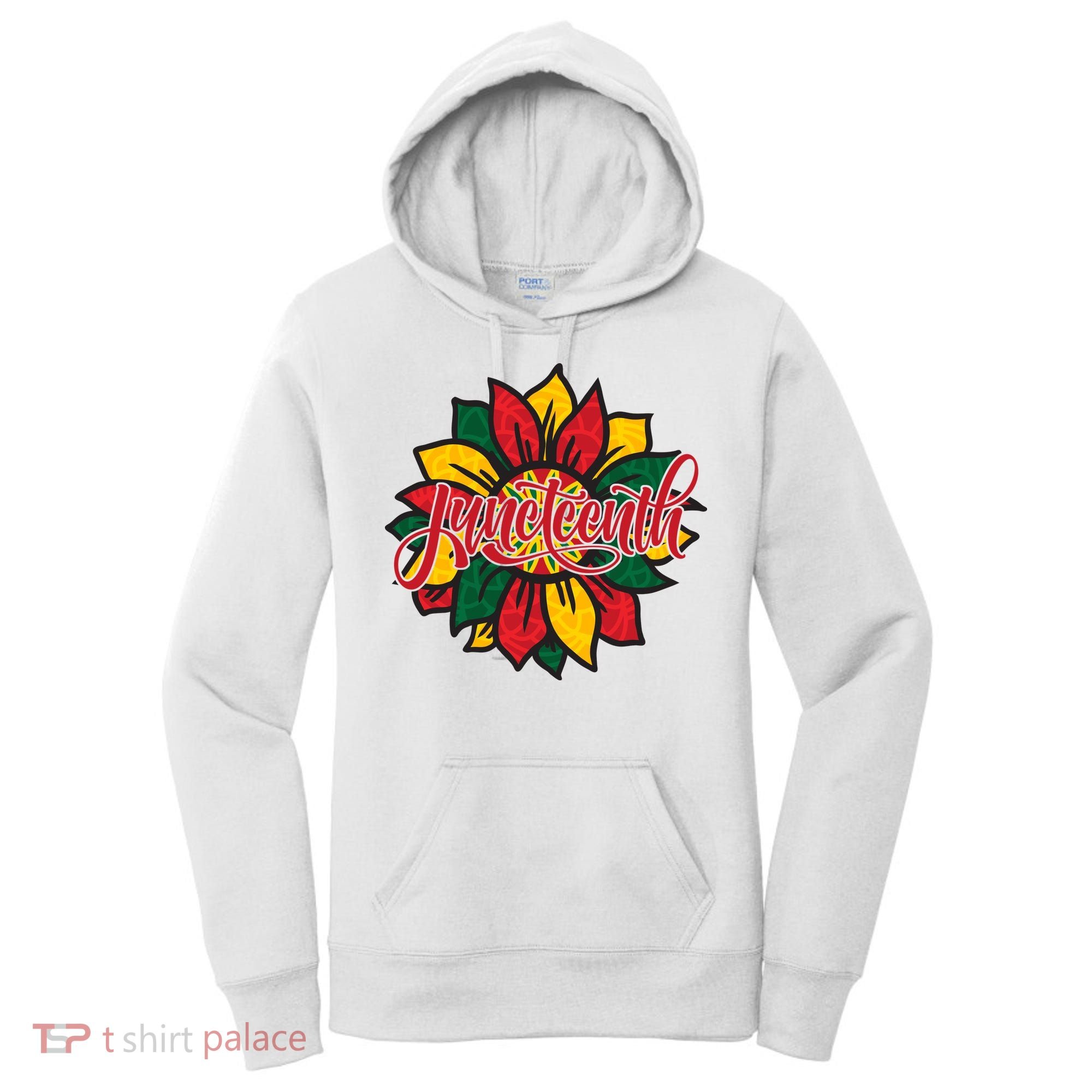 Juneteenth Sunflower Festive Women's Hoodie