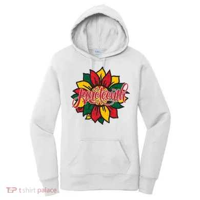 Juneteenth Sunflower Festive Women's Hoodie