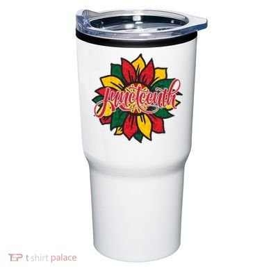 Juneteenth Sunflower Festive Tumbler