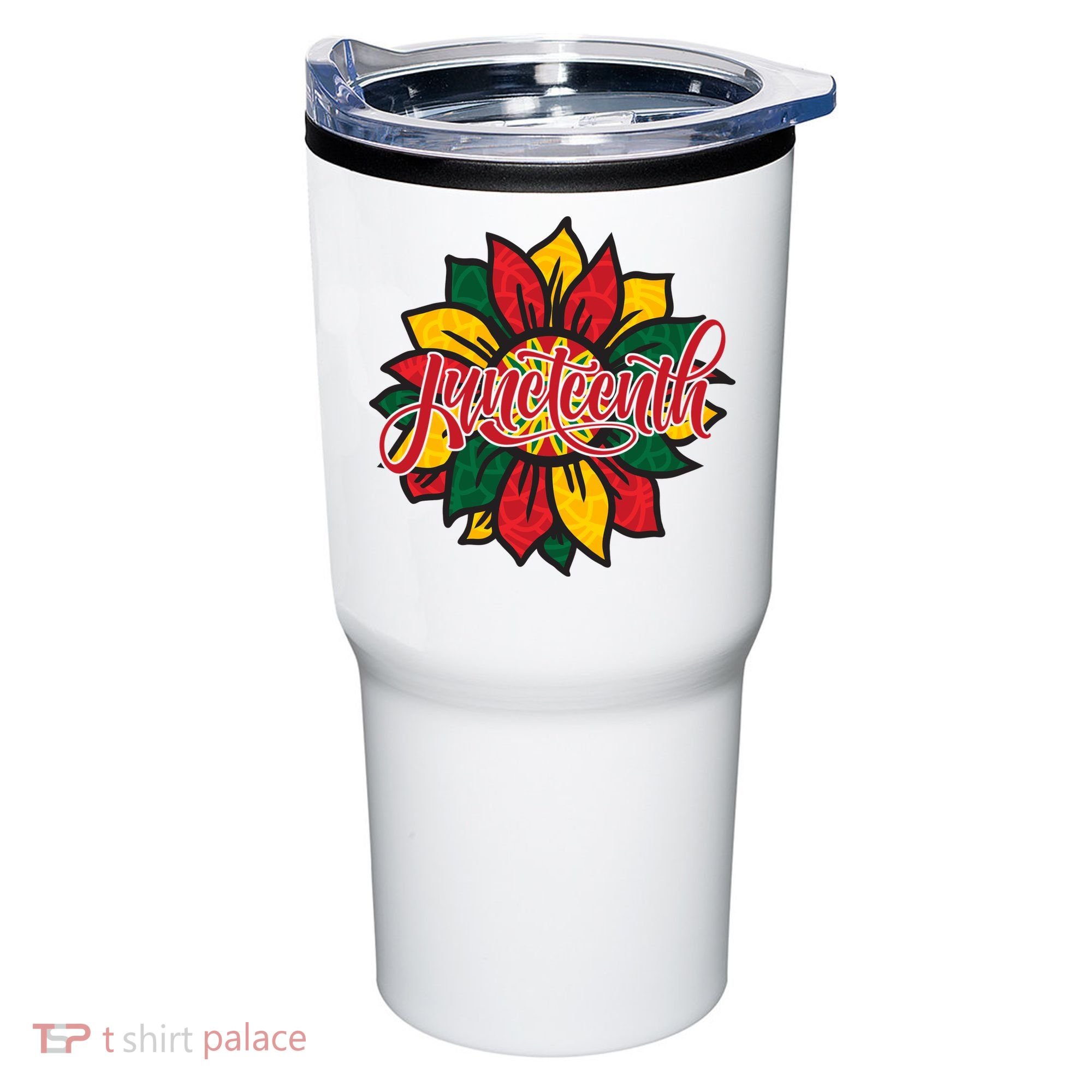 Juneteenth Sunflower Festive Tumbler