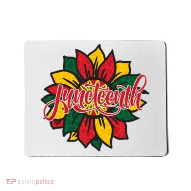Juneteenth Sunflower Festive Mousepad