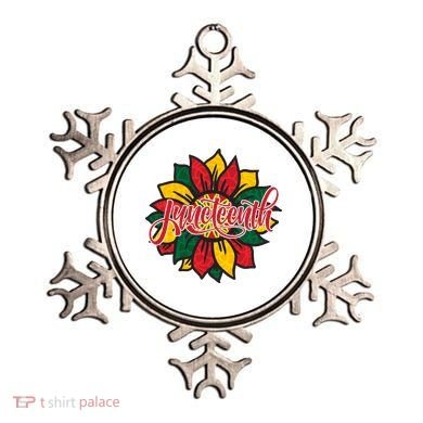 Juneteenth Sunflower Festive Ornament