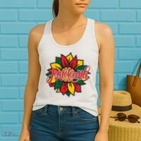 Juneteenth Sunflower Festive Women's Tank Top thumb 2