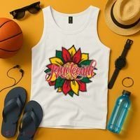 Juneteenth Sunflower Festive Tank Top thumb 4