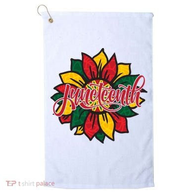 Juneteenth Sunflower Festive Golf Towel