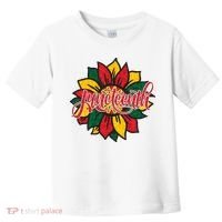 Juneteenth Sunflower Festive Toddler T-Shirt thumb 0
