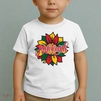 Juneteenth Sunflower Festive Toddler T-Shirt thumb 2
