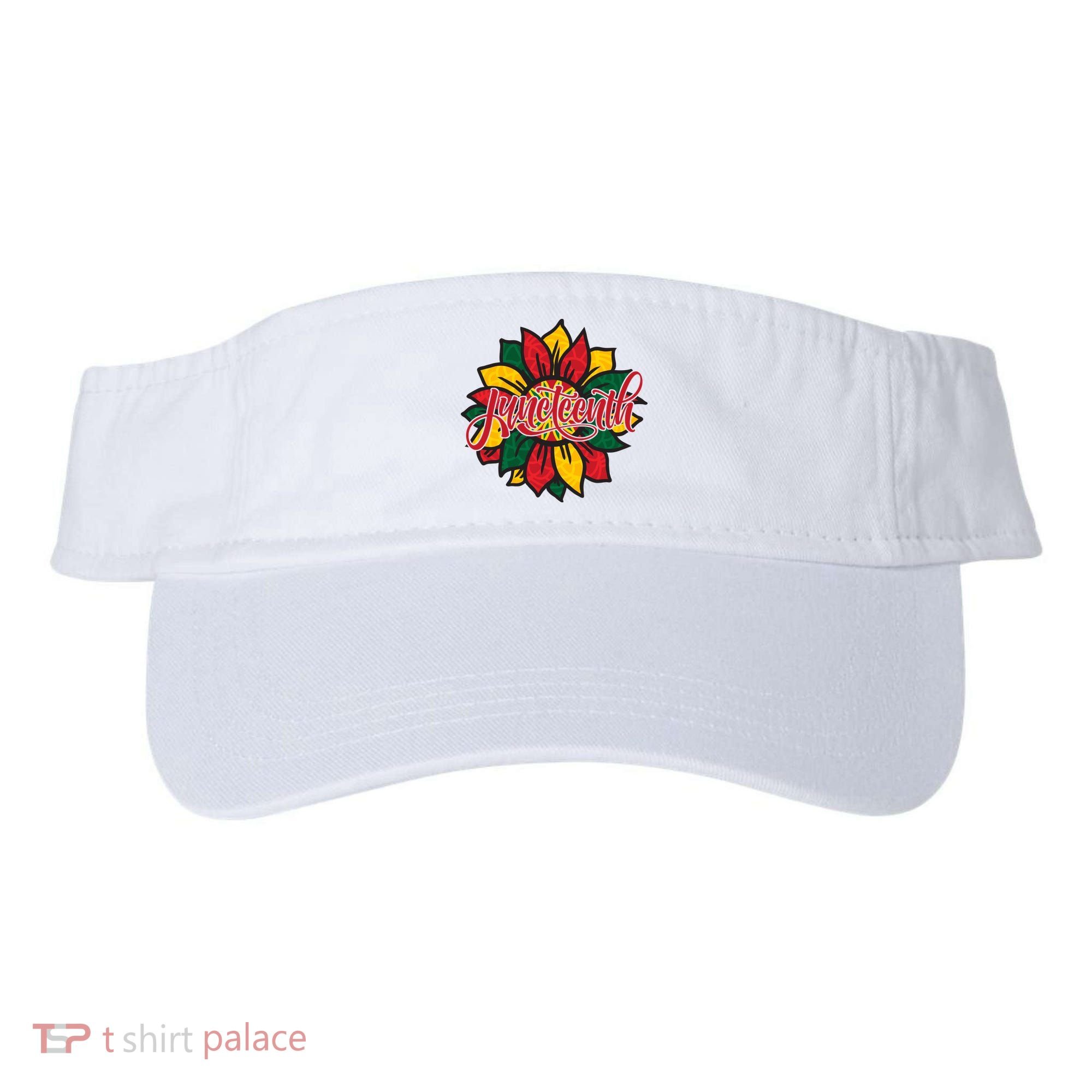 Juneteenth Sunflower Festive Visor
