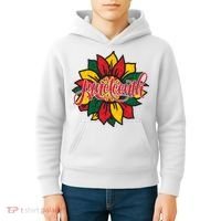 Juneteenth Sunflower Festive Kids Hoodie thumb 4