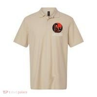 Japanese Samurai Girl With Sword And Kawaii Anime Black Cat Polo thumb 0