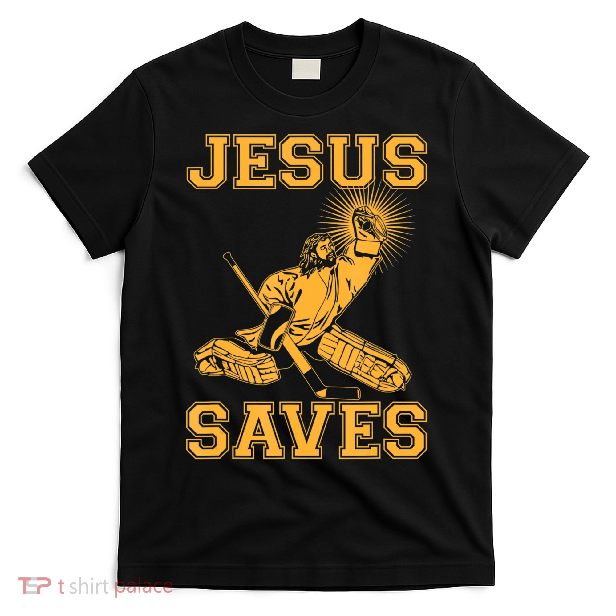 Jesus Saves Hockey T-Shirt