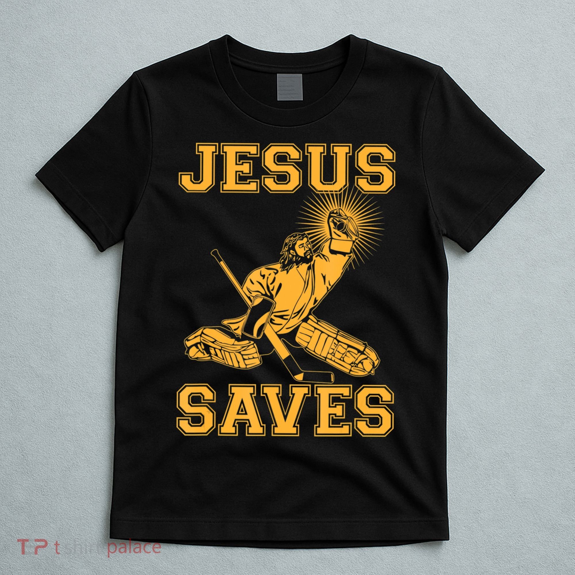 Jesus Saves Hockey T-Shirt