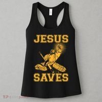 Jesus Saves Hockey Women's Tank Top thumb 3