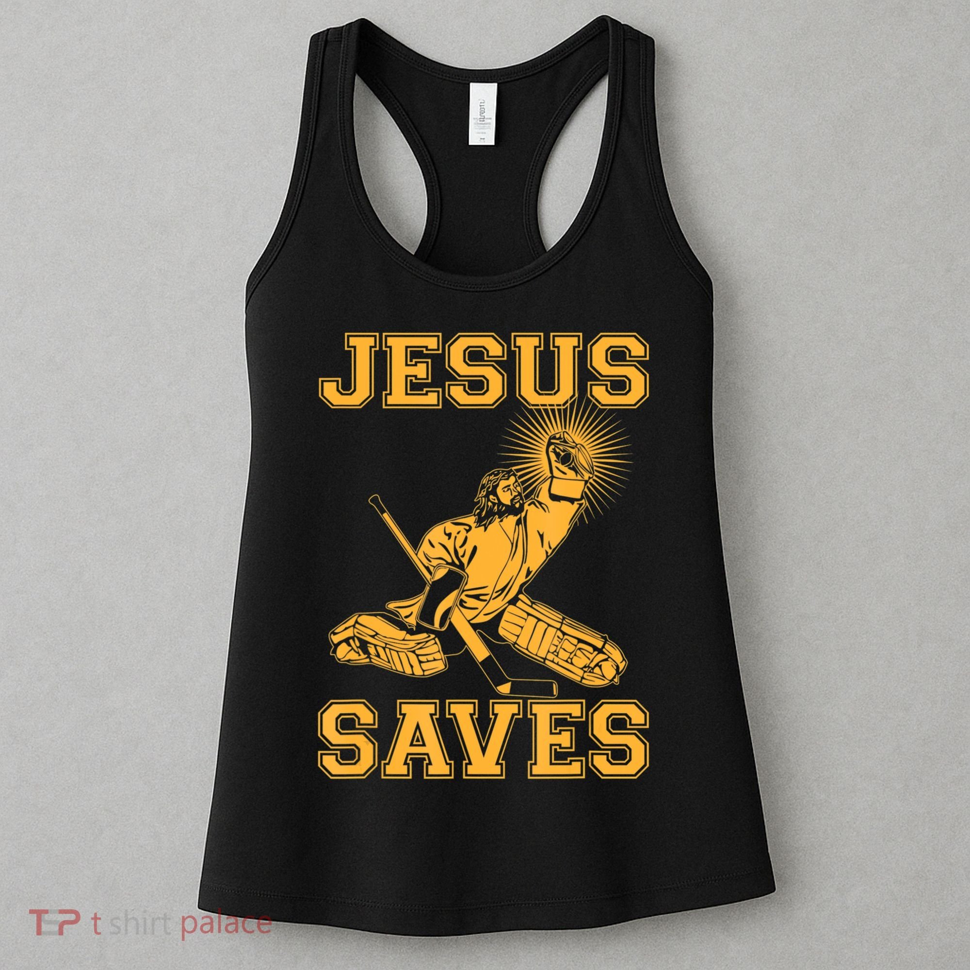 Jesus Saves Hockey Women's Tank Top