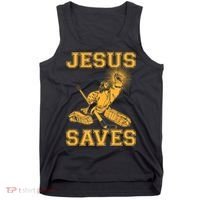 Jesus Saves Hockey Tank Top thumb 0